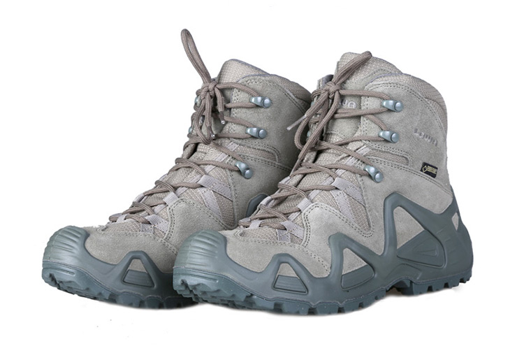 lowa zephyr gtx tf男式中帮靴子 军迷战术靴黑色男工装鞋 铁血